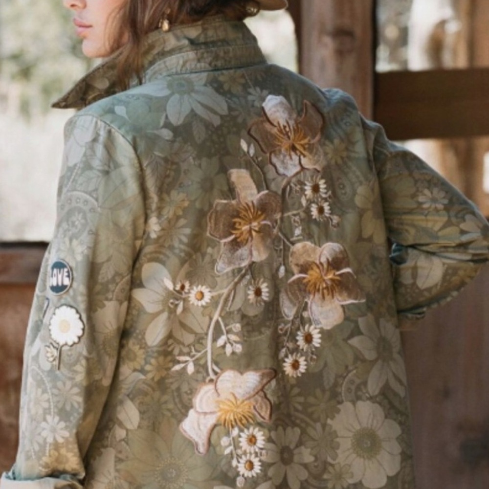 Spell Wild Thing camo embroidered jacket Jacket